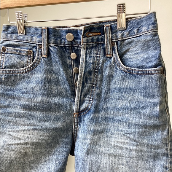 Denim Forum The Joni Loose Long Short - Picture 2 of 5